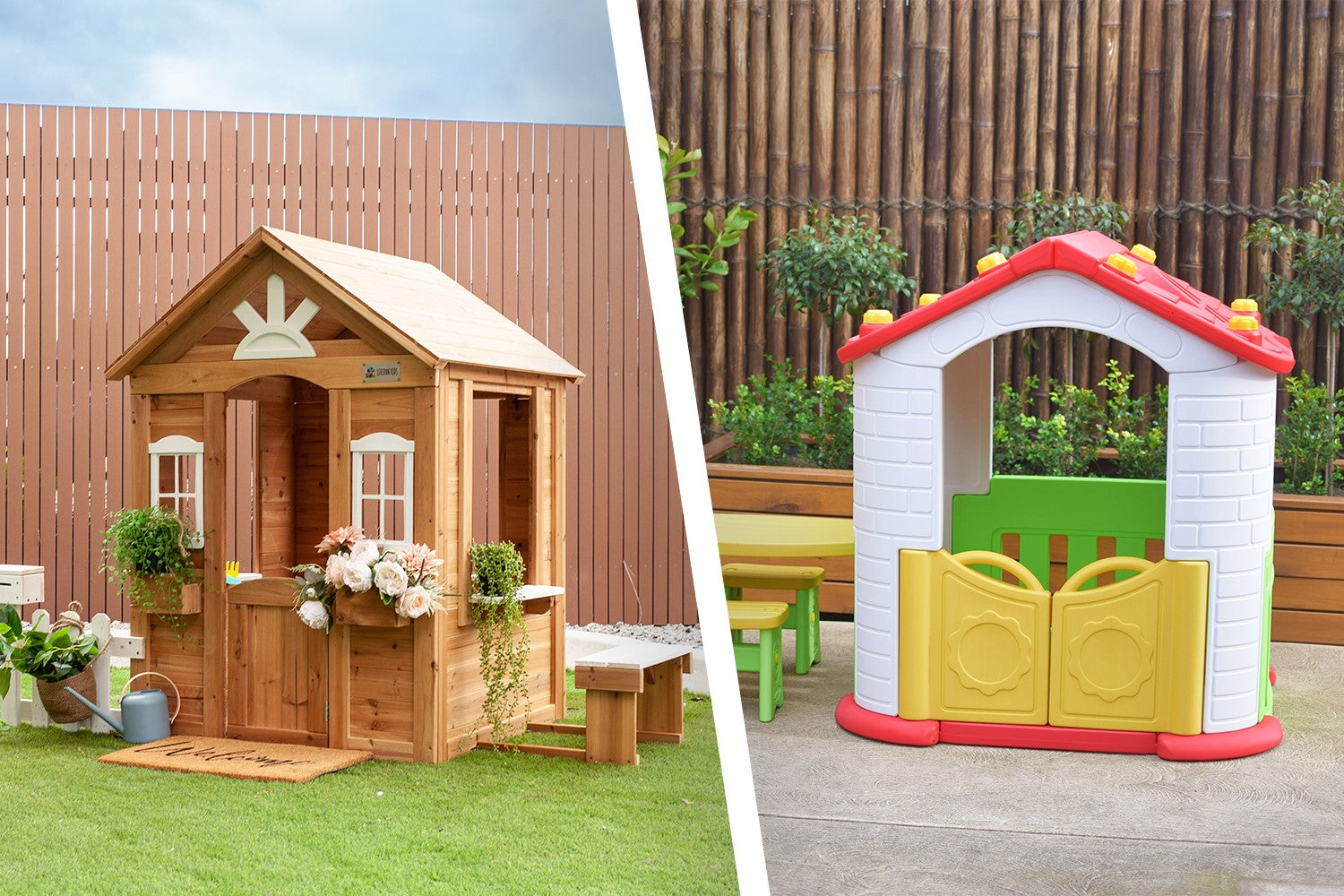 Plastic vs Wooden Cubby Houses, which one should you choose?