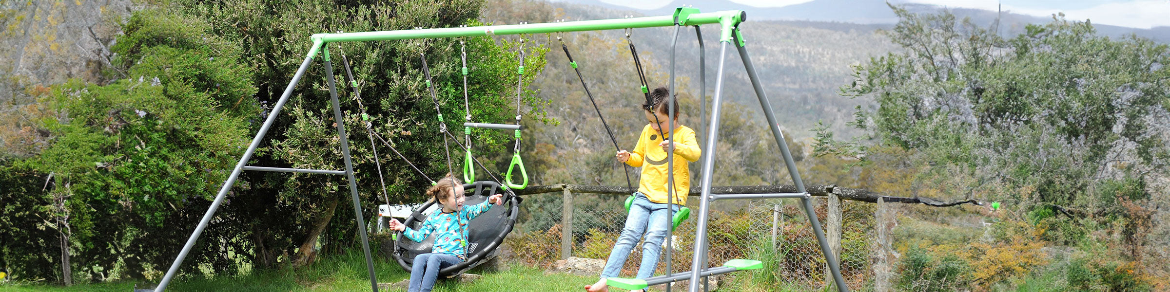 Swing Sets with Metal Frame