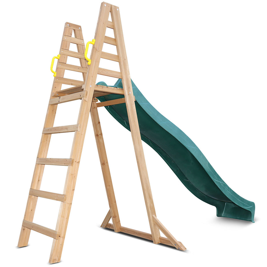 Jumbo 3m Climb & Slide in Green