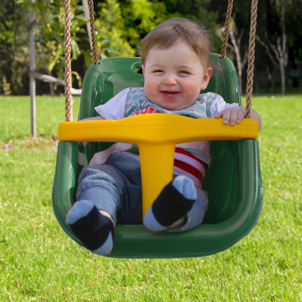 Baby Swing Seat Attachment (Green & Yellow)