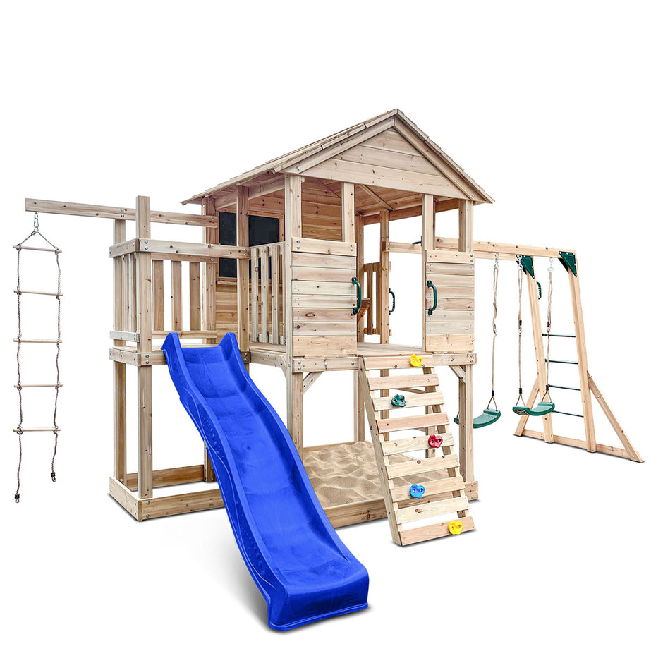 Kingston Cubby House with Blue Slide