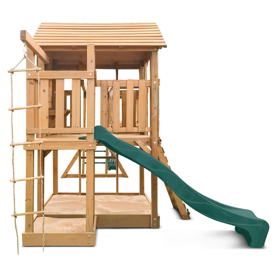 Kingston Cubby House with Green Slide