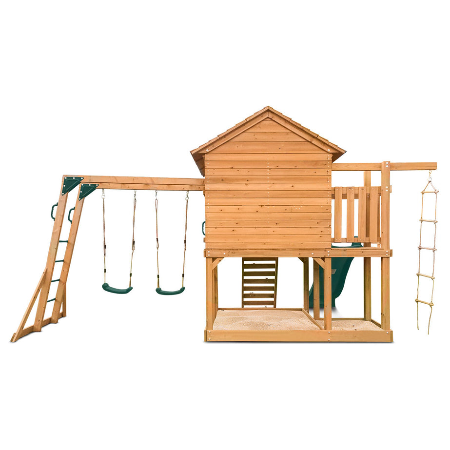 Kingston Cubby House with Green Slide