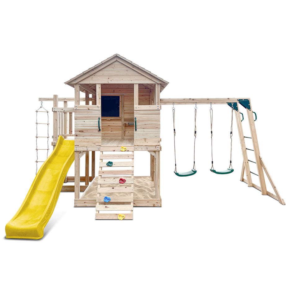 Kingston Cubby House with Yellow Slide