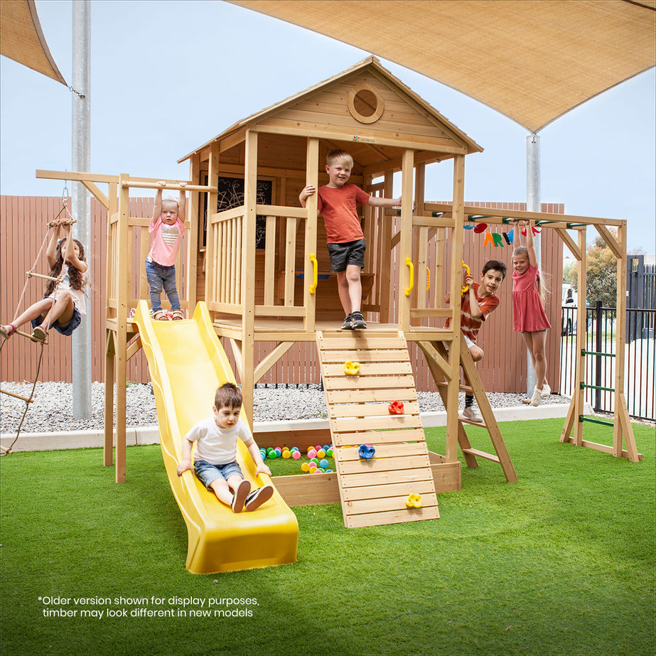 Kingston Cubby House with Yellow Slide