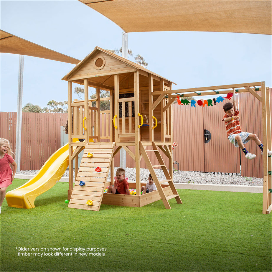 Kingston Cubby House with Yellow Slide