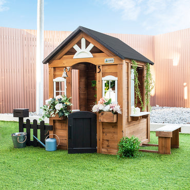 Teddy Cubby House in Natural Timber (V2)