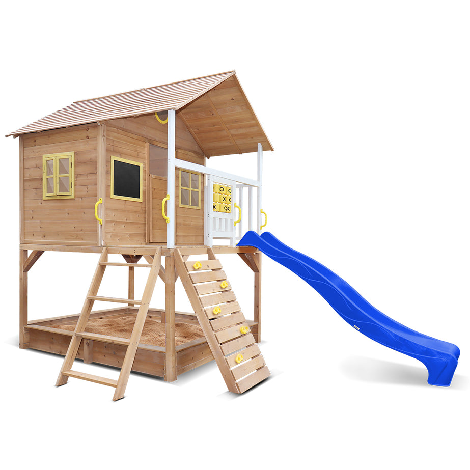 Warrigal Cubby House with Blue Slide