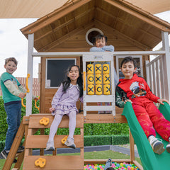 Warrigal Cubby House with Green Slide