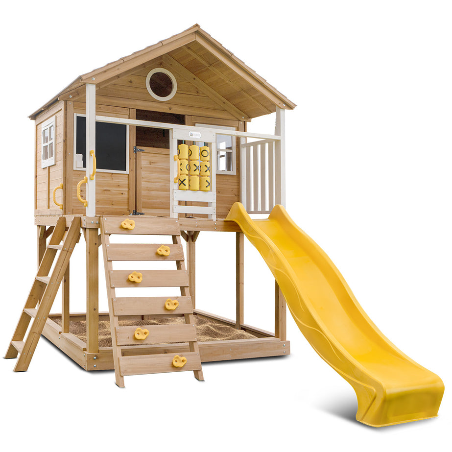 Warrigal Cubby House with Yellow Slide