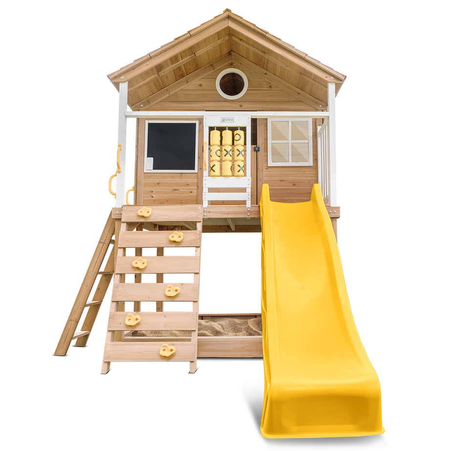 Warrigal Cubby House with Yellow Slide