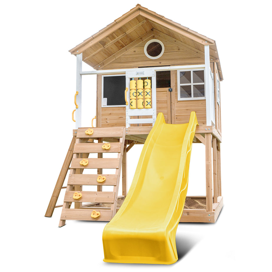 Warrigal Cubby House with Yellow Slide