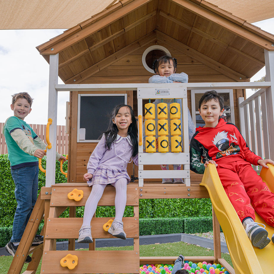 Warrigal Cubby House with Yellow Slide