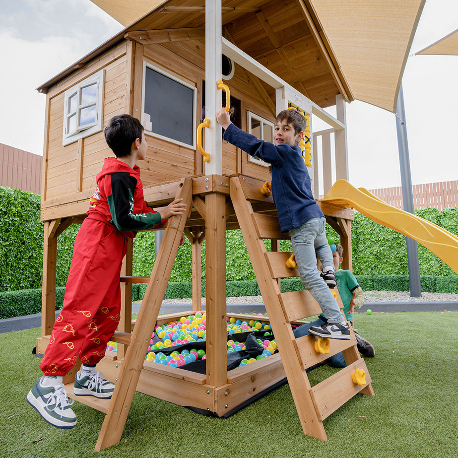 Warrigal Cubby House with Yellow Slide