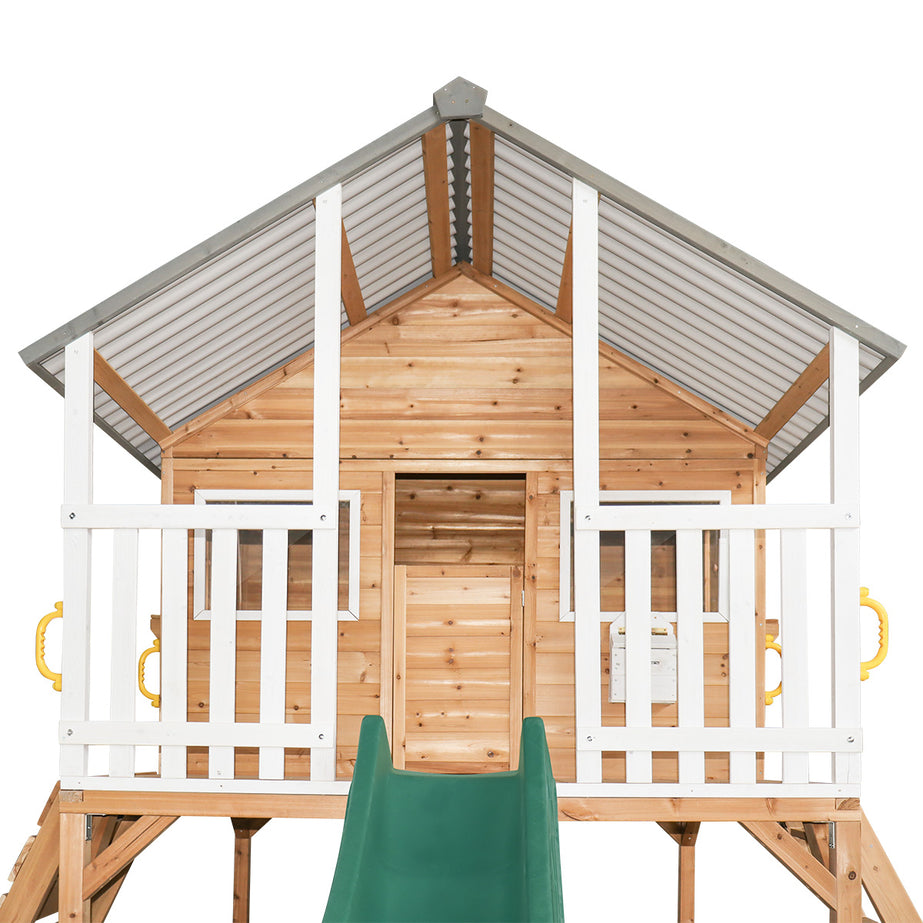 Winchester Cubby House with Elevation Kit & 3.0m Green Slide