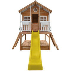 Winchester Cubby House with 1.2m Elevation Platform and 2.2m Yellow Slide