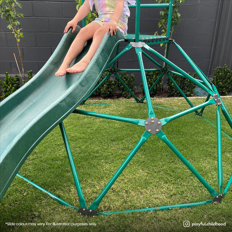 Summit 2.0m Dome Climber + 1.8m Blue Slide