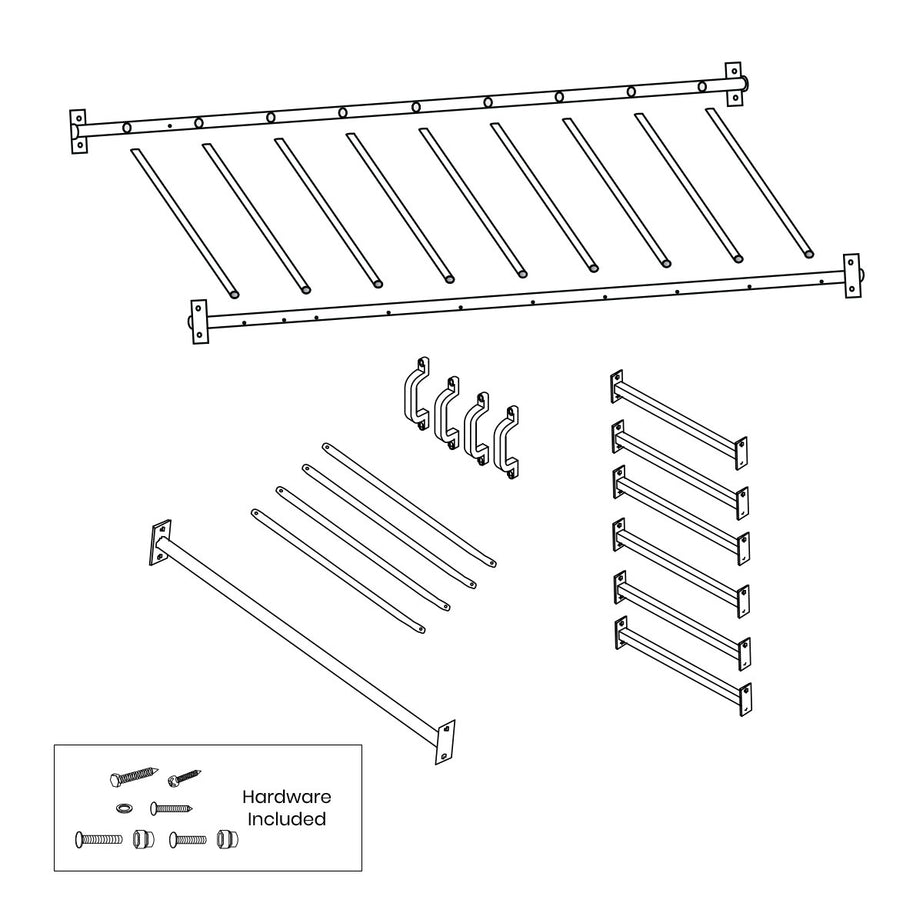 Amazon Monkey Bars 2.5m (Bars Only)