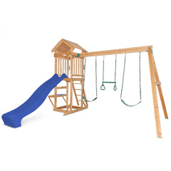 Albert Park Swing & Play Set (Blue Slide)
