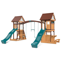 Armadale Play Centre & Swing Set (Green Slide)