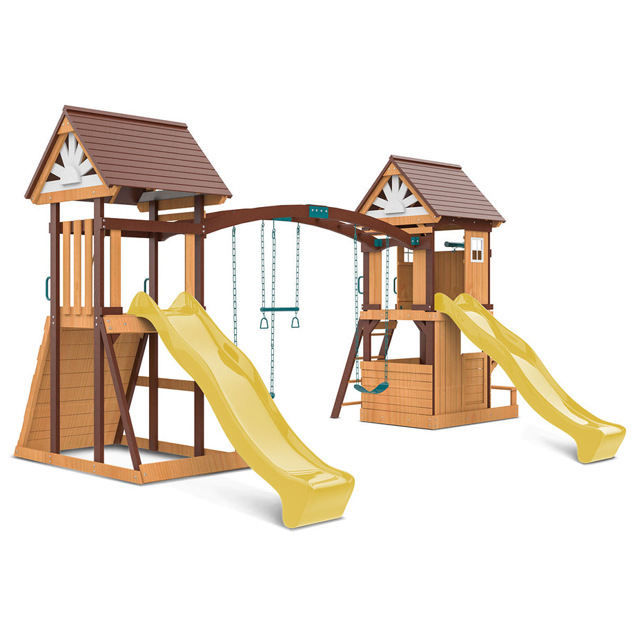 Armadale Play Centre & Swing Set (Yellow Slide)