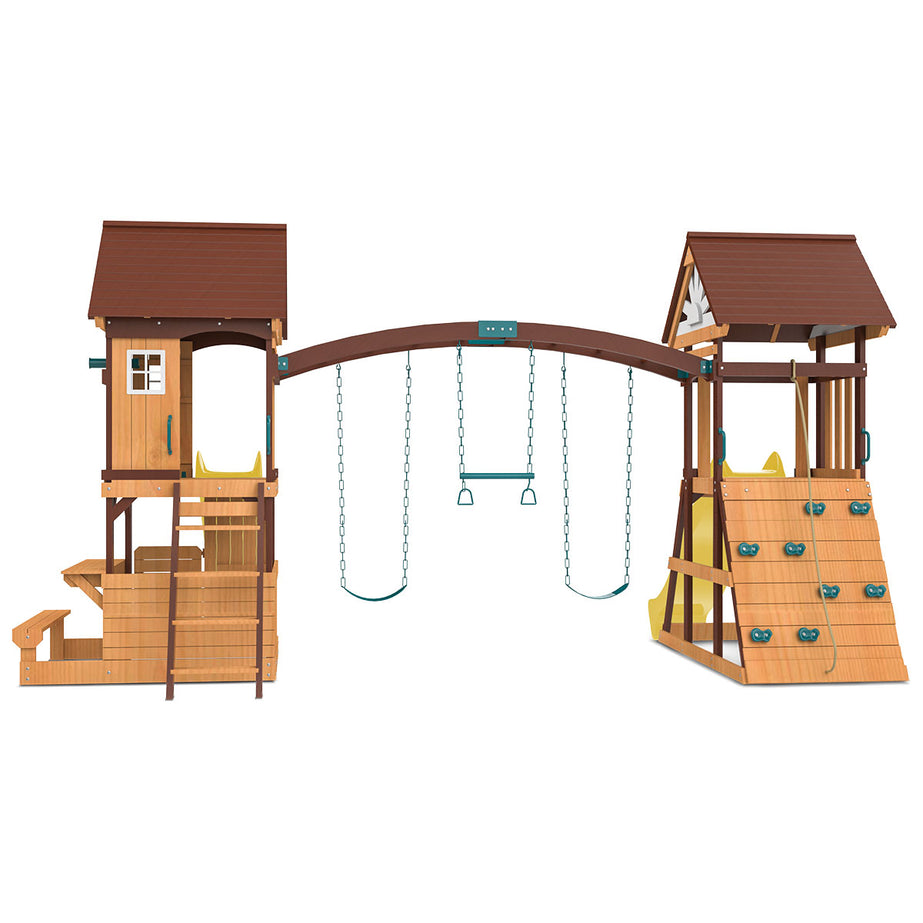 Armadale Play Centre & Swing Set (Yellow Slide)