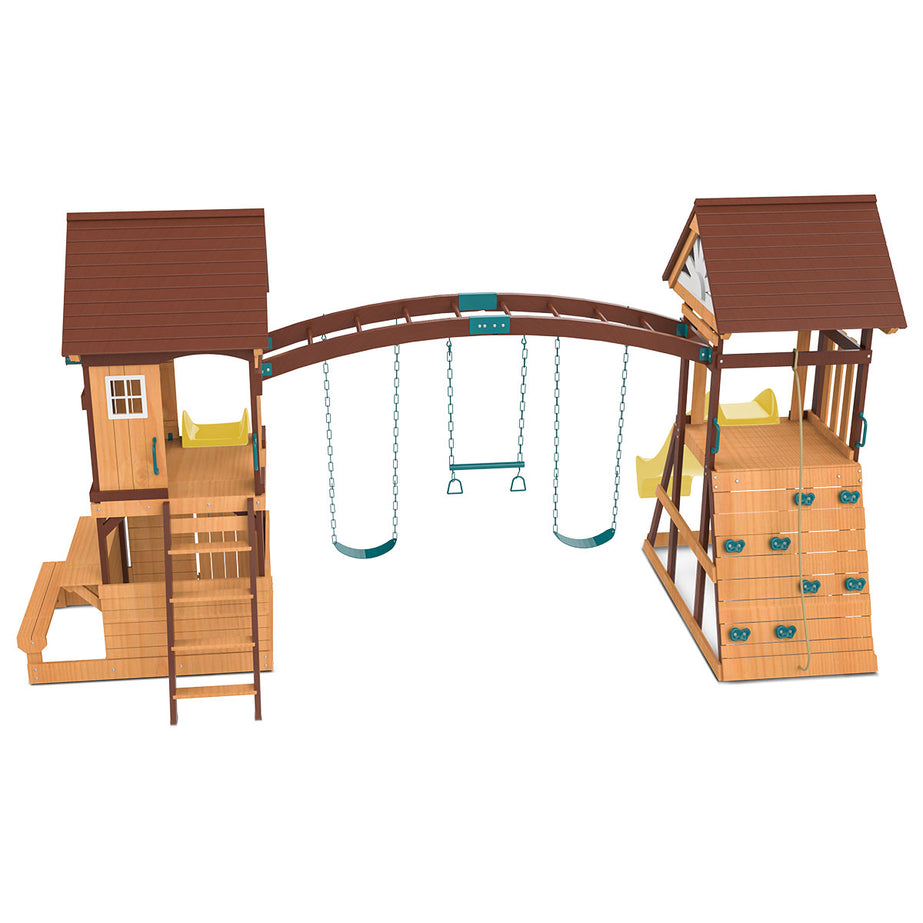 Armadale Play Centre & Swing Set (Yellow Slide)