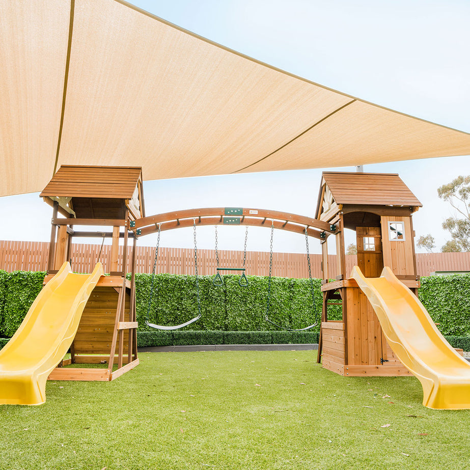 Armadale Play Centre & Swing Set (Yellow Slide)