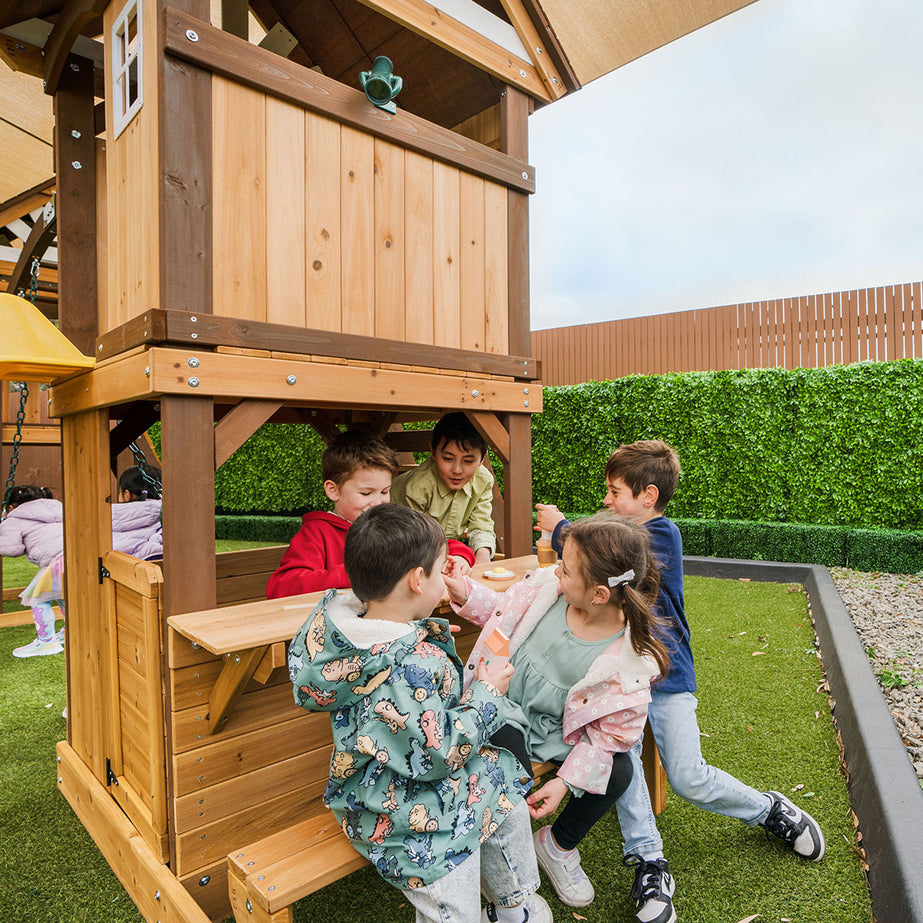 Armadale Play Centre & Swing Set (Yellow Slide)