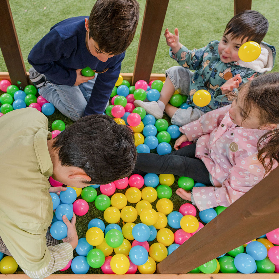 Armadale Play Centre Set with 2 x 2.2m Yellow Slides