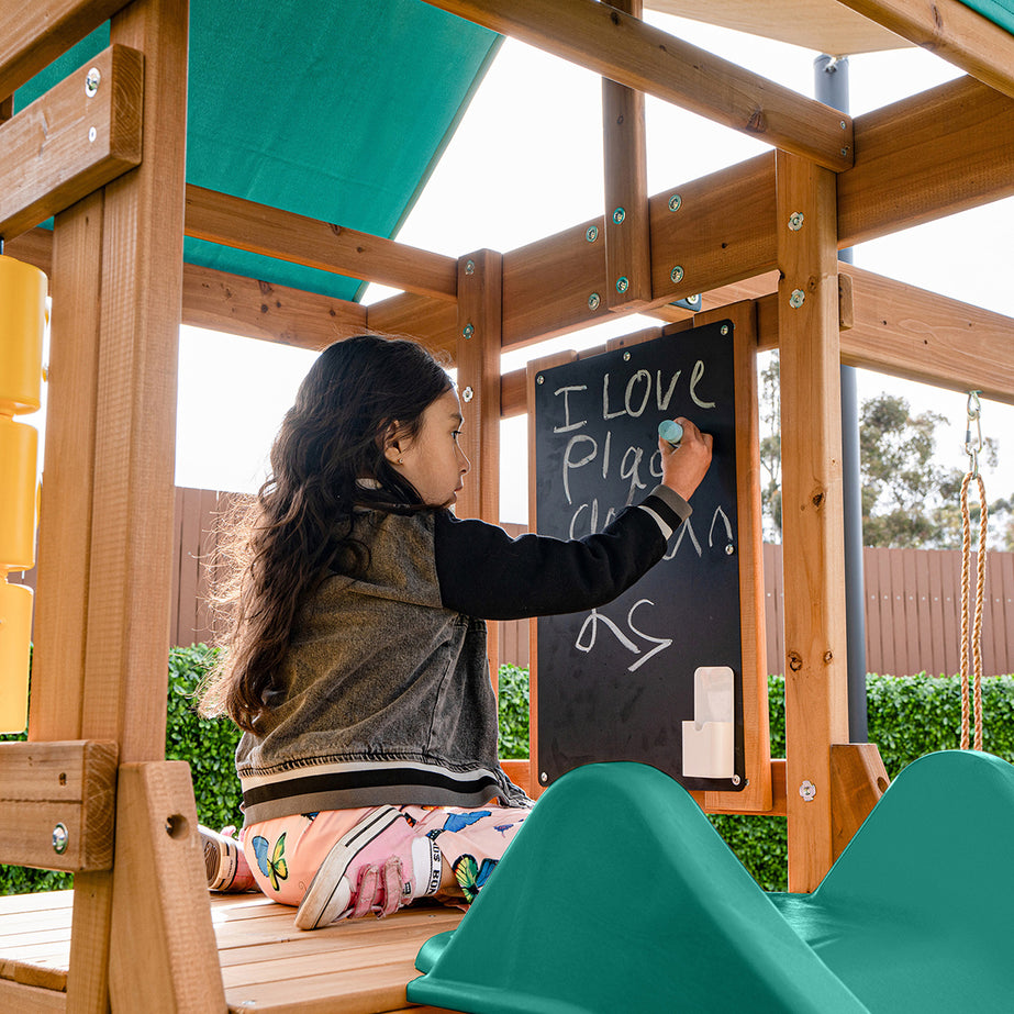 Birmingham Play Centre & Swing Set (Green Slide)