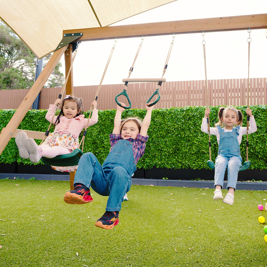 Carindale Play Centre Set with 2.2m Blue Slide