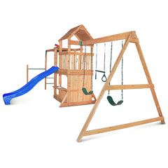 Coburg Lake Swing & Play Set (Blue Slide)