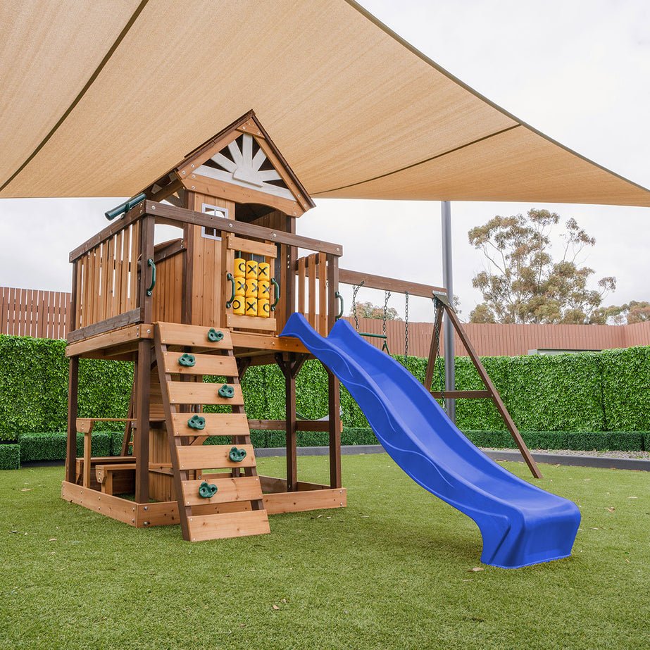 Coventry Play Centre & Swing Set (Blue Slide)