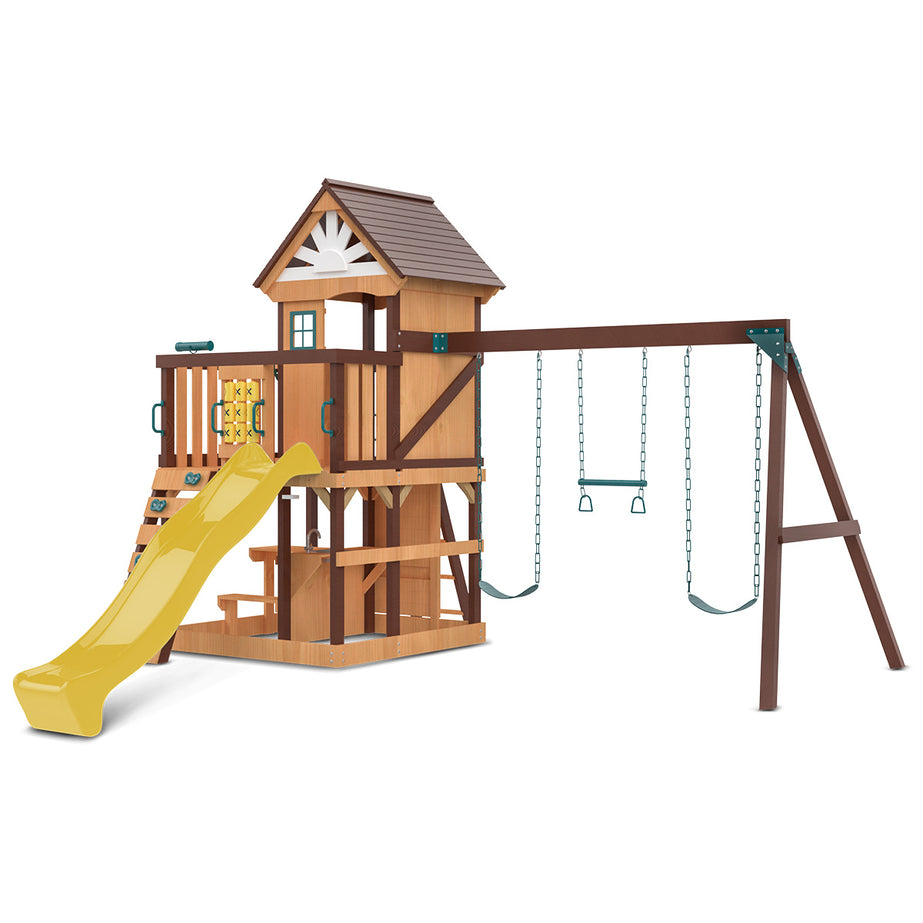 Coventry Play Centre & Swing Set (Yellow Slide)