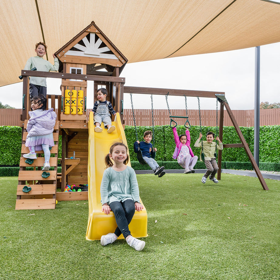 Coventry Play Centre & Swing Set (Yellow Slide)