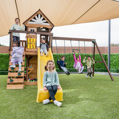 Coventry Play Centre & Swing Set (Yellow Slide)