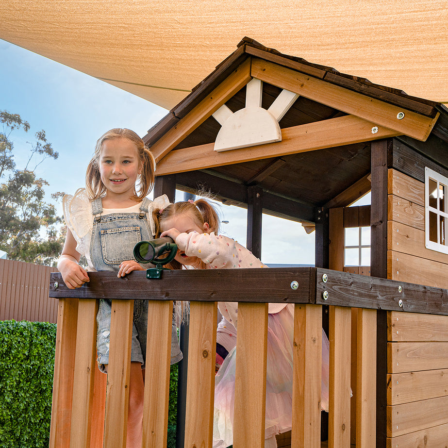 Darlington Play Centre & Swing Set (Blue Slide)