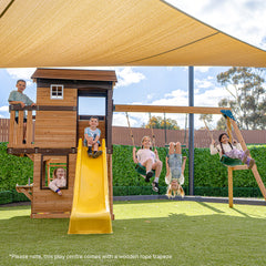 Darlington Play Centre & Swing Set (Yellow Slide)