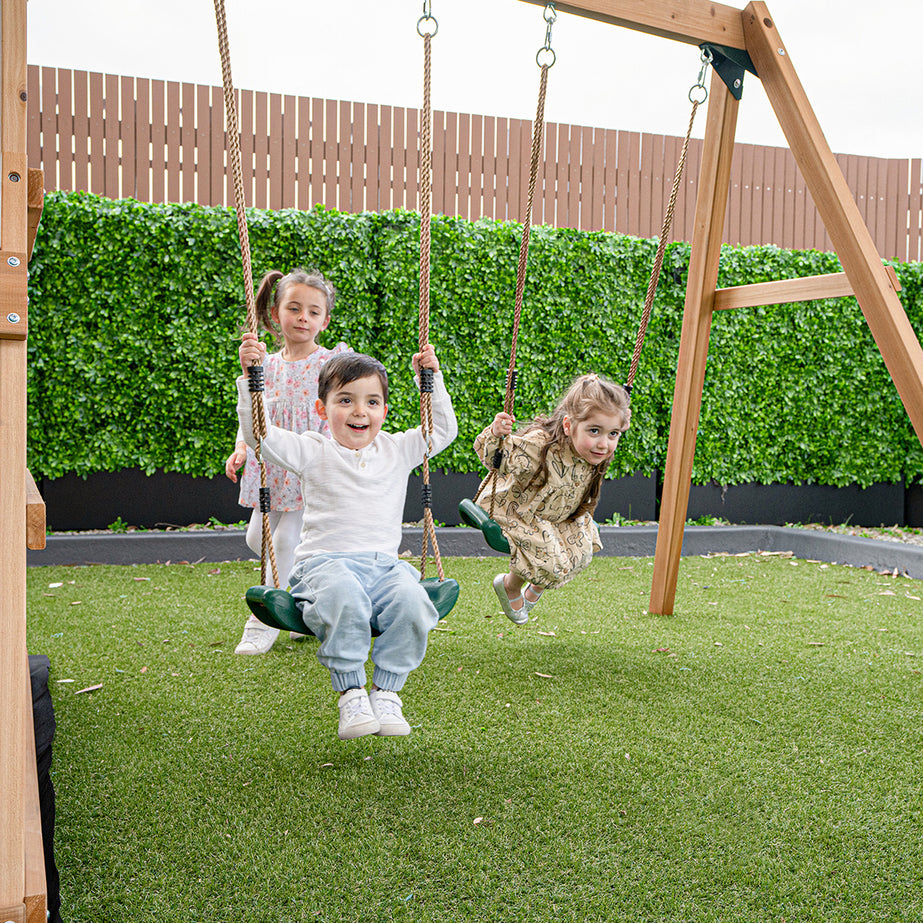 Greenvale Play Centre with 1.8m Green Slide