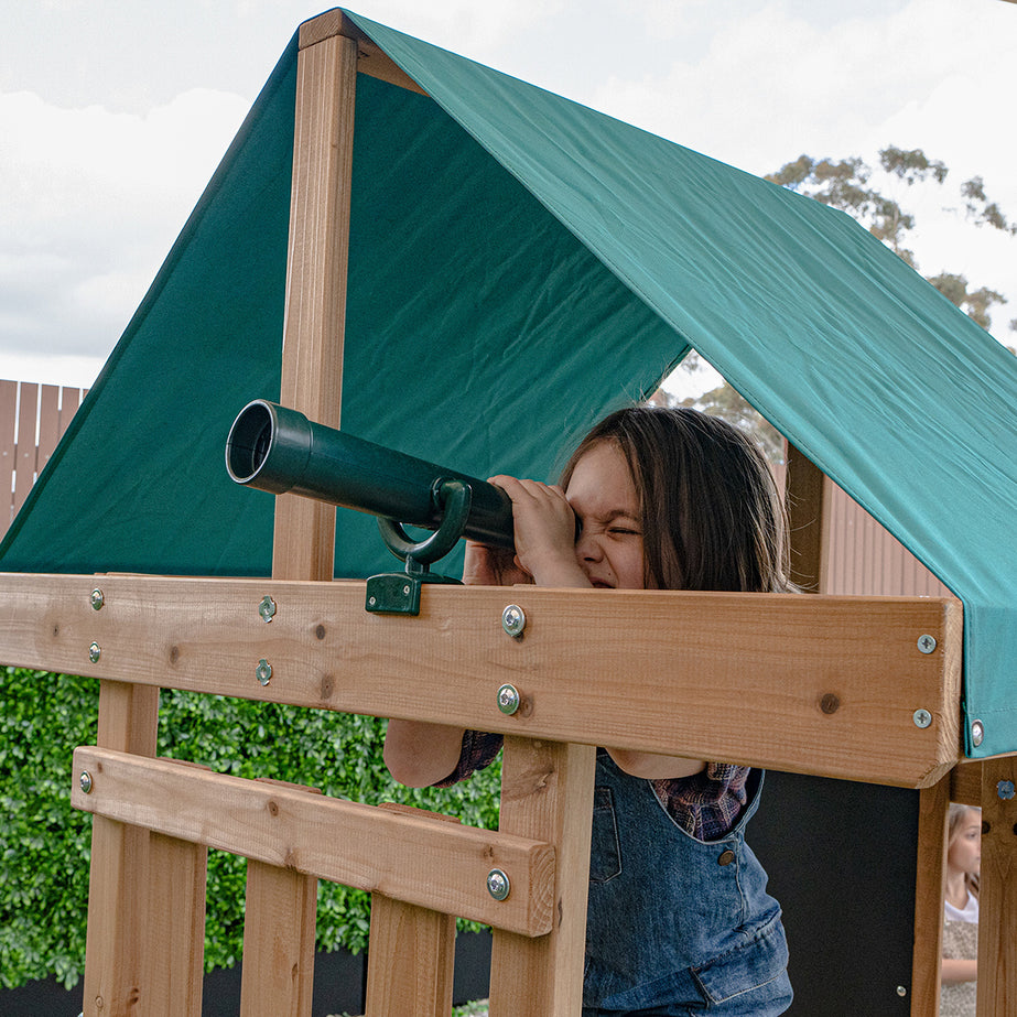 Greenvale Play Centre with 1.8m Green Slide