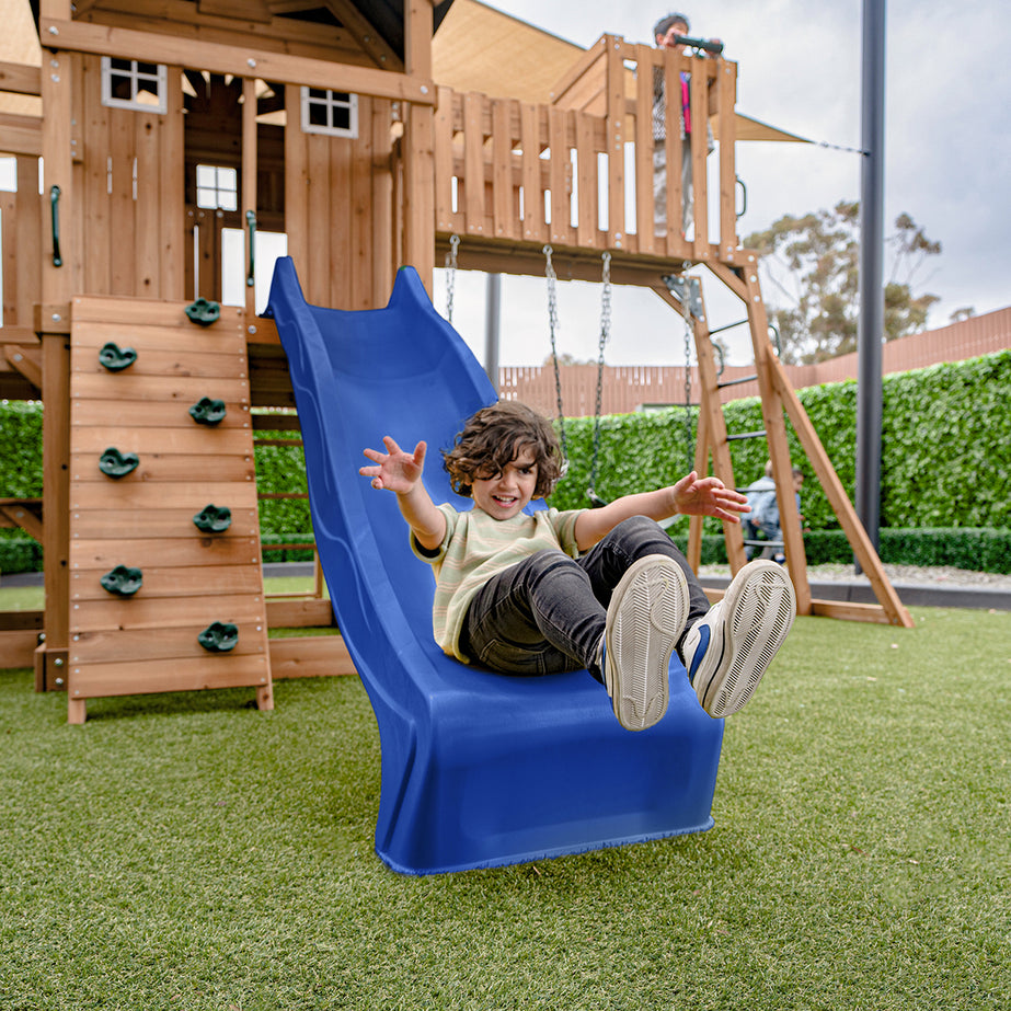 Kensington Play Centre & Swing Set (Blue Slide)