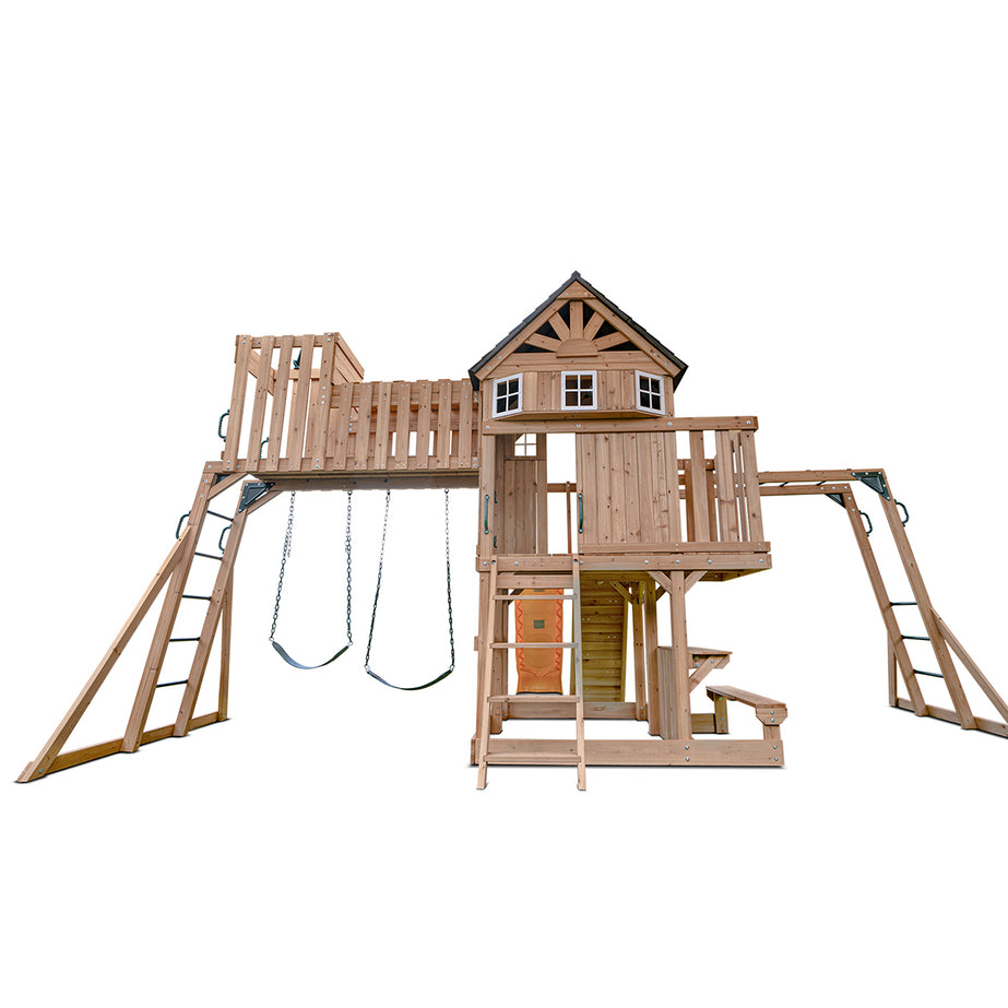 Kensington Play Centre & Swing Set (Yellow Slide)