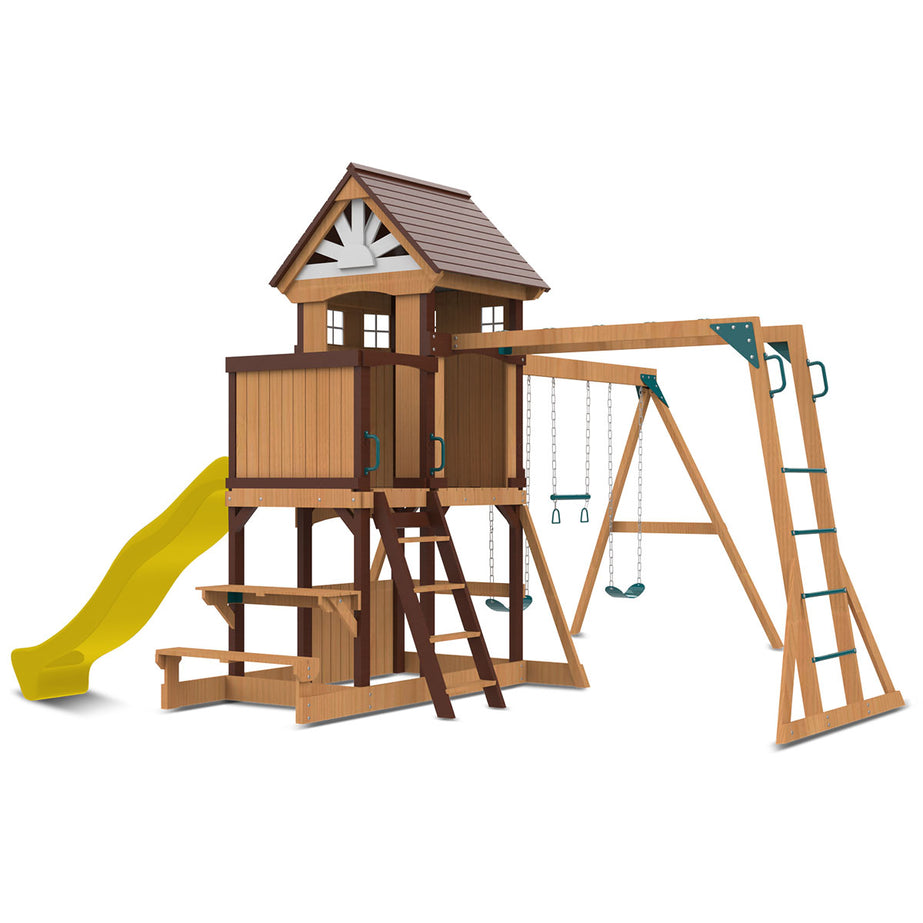 Meer Brook Play Centre Set with 2.2m Yellow Slide