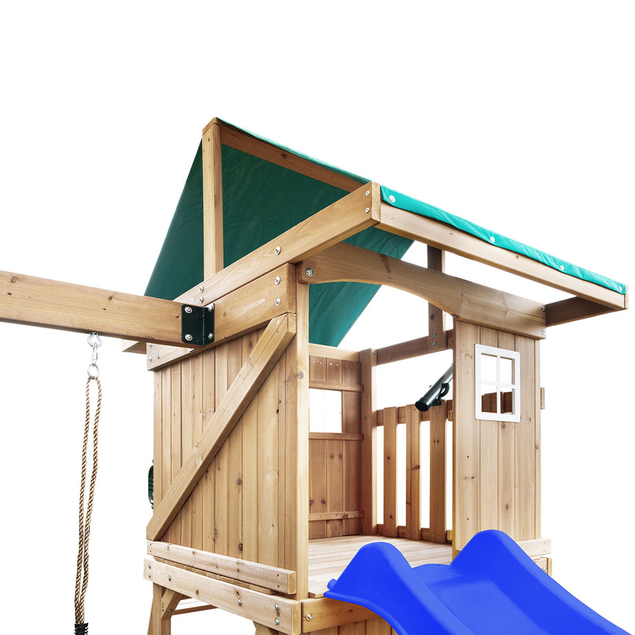 Montrose Play Centre Set with 2.2m Blue Slide