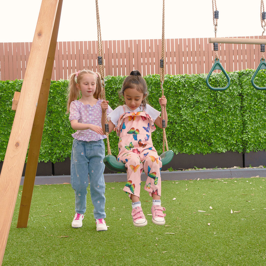 Montrose Play Centre & Swing Set (Blue Slide)