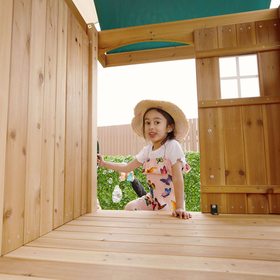 Montrose Play Centre & Swing Set (Blue Slide)