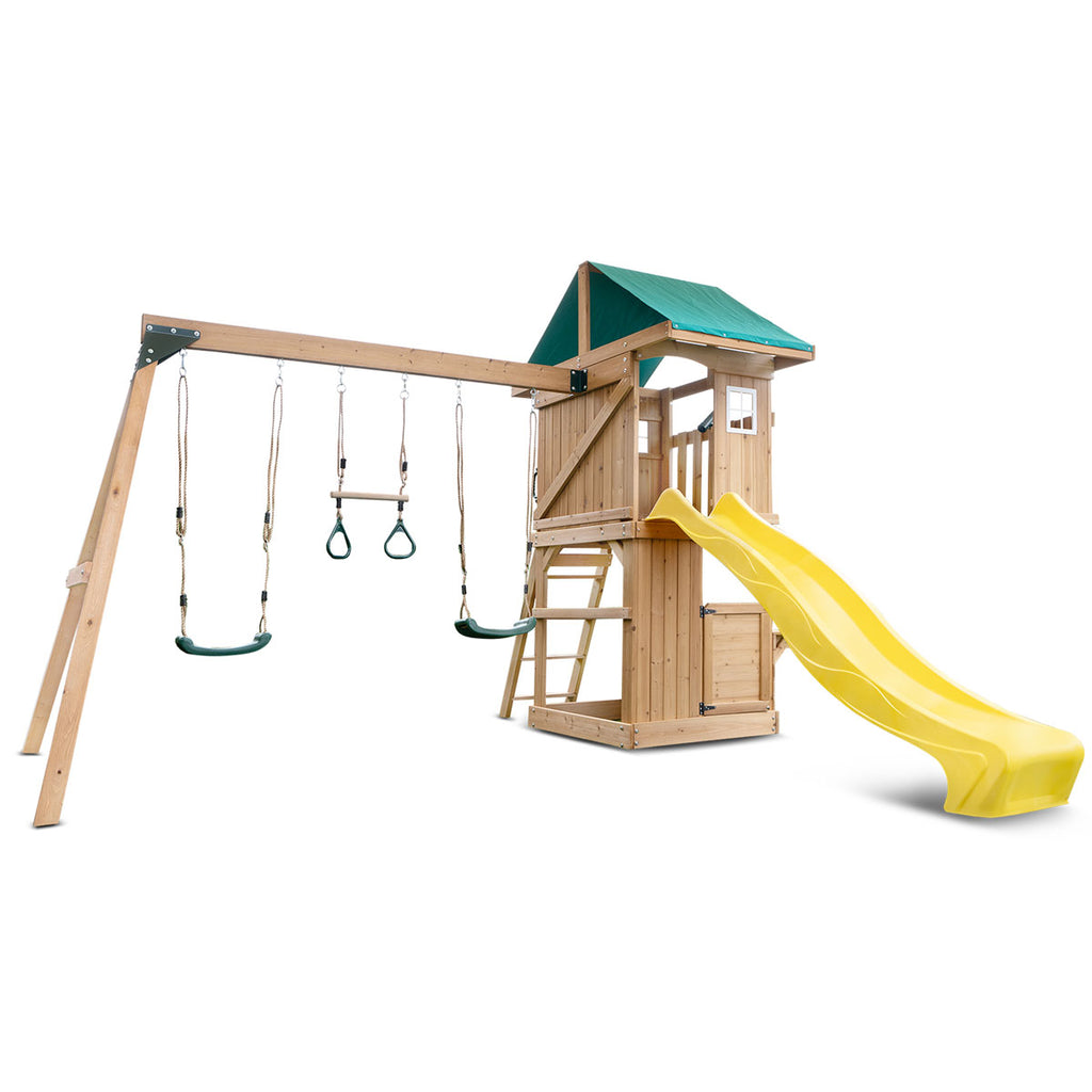 Montrose Play Centre Set with 2.2m Yellow Slide