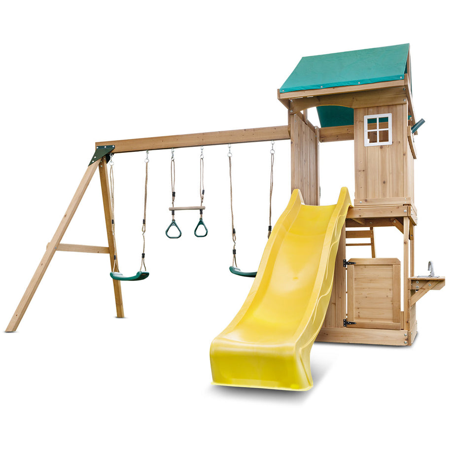 Montrose Play Centre Set with 2.2m Yellow Slide