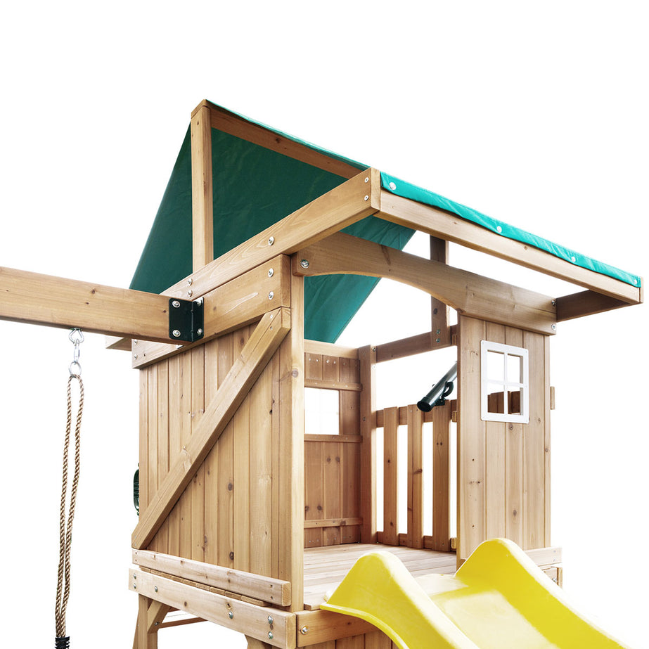 Montrose Play Centre & Swing Set (Yellow Slide)